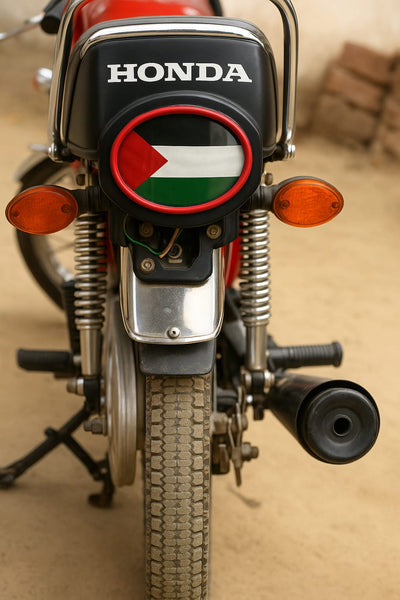 Palestine Flag Back Light Cover – 70cc/125cc
