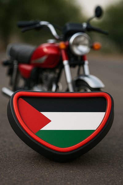 Palestine Flag Back Light Cover – 70cc/125cc